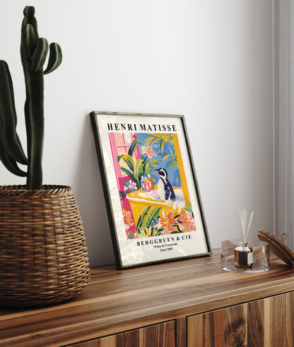 Penguin in a bathtub - Matisse Art Print